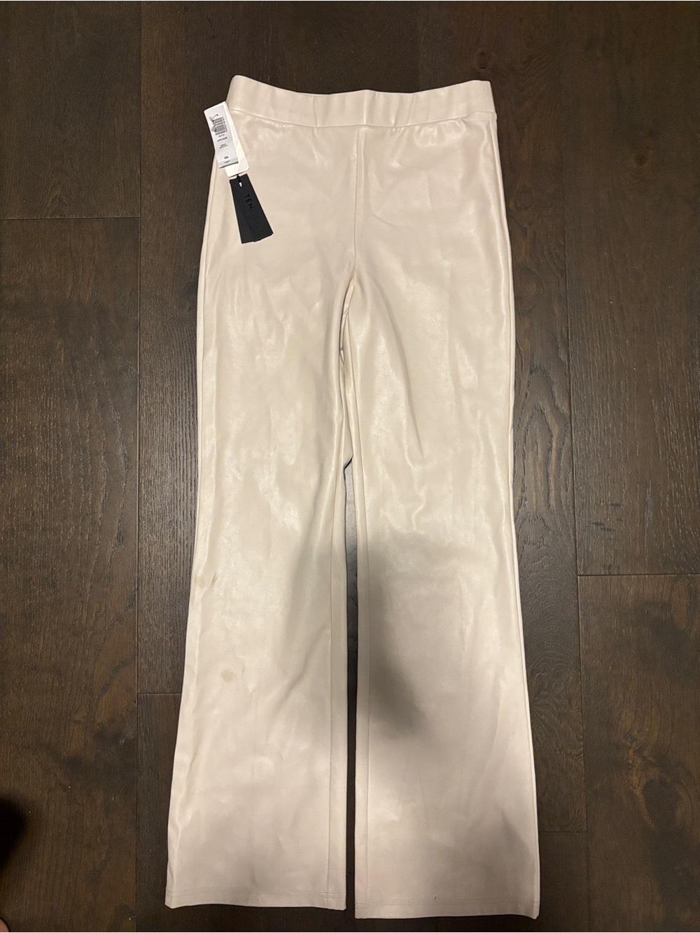 TEN by babaton Birch upstate Faux Leather Flare Pants